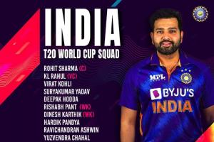 India T20 World Cup (2022) Squad Announced
